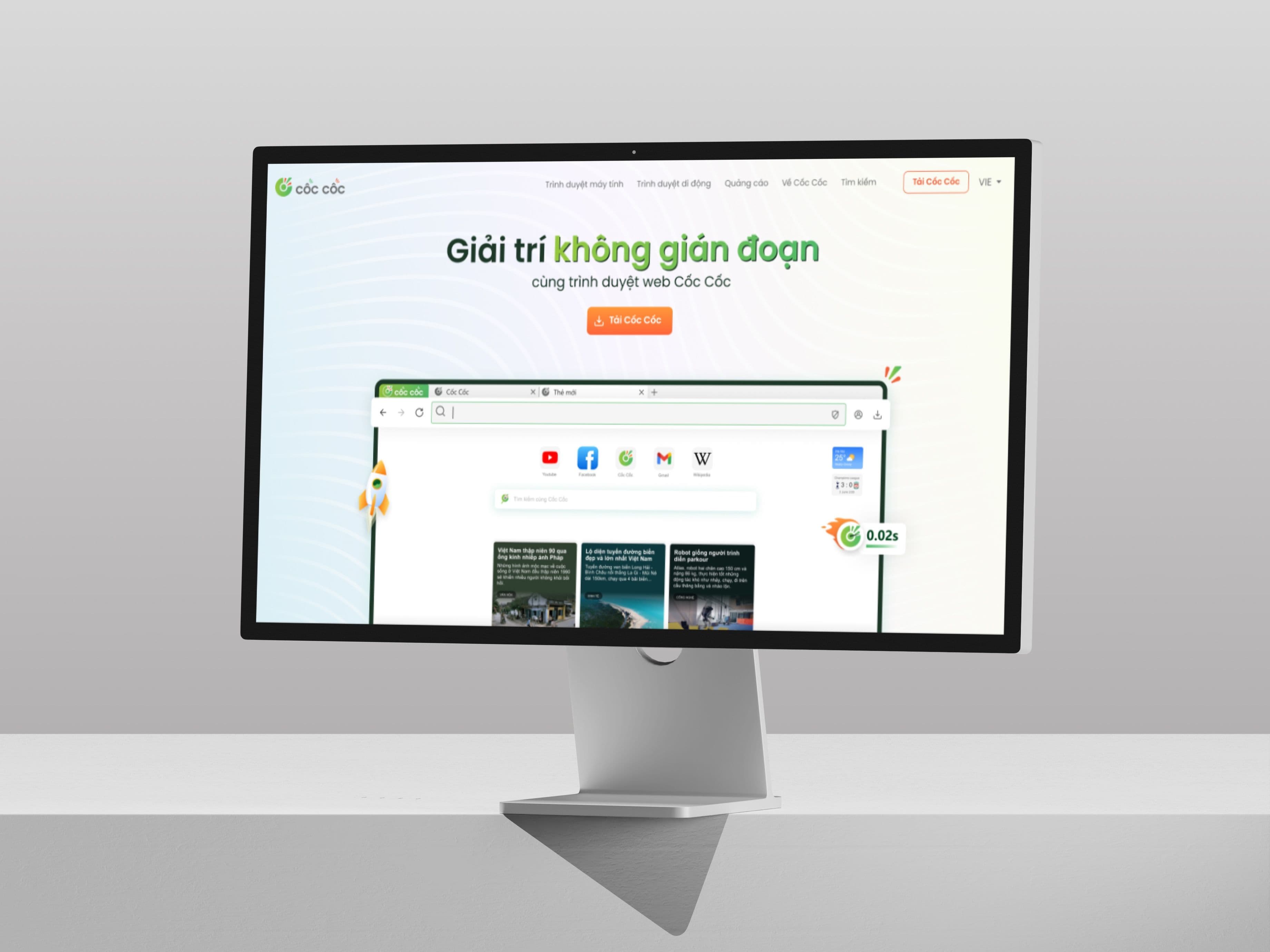 Coc Coc Website System